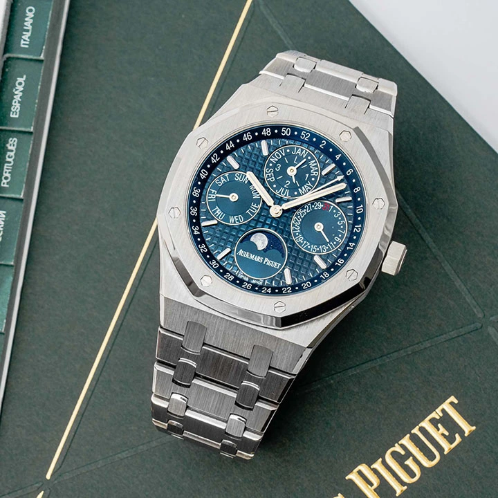 018bc93a52fbd0dadd4e9469ccf6e2e6 ROYAL OAK PERPETUAL CALENDAR 26574ST.OO.1220ST.03 - Image 3