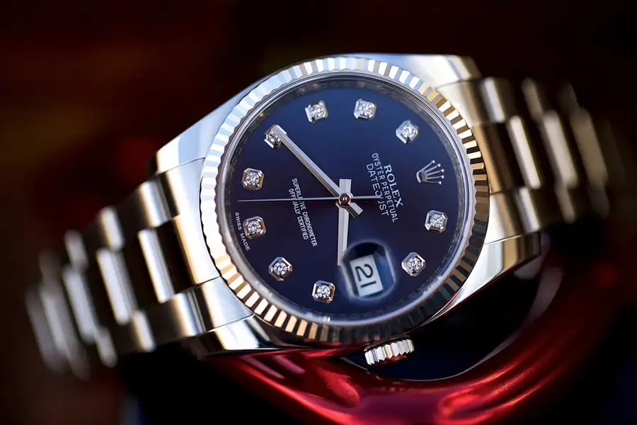 145687043a7386afcddb2efa60dc21ac Rolex Datejust 116234 blue plate inlaid with 10 diamonds Watch - Image 7