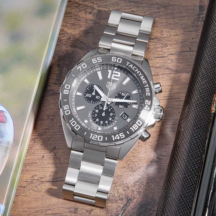 1a0fbbdd0510fe17d35700ab3ee90f05 TAG HEUER FORMULA 1 Quartz Chronograph - Diameter 43 mm CAZ1011.BA0842 - Image 9