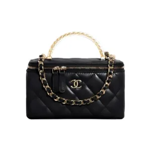 CHANEL 24S BOX WITH ACRYLIC TOP HANDLE