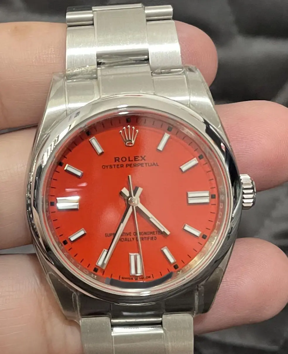 2e5a70b884d93d5eb949300476094f73 OYSTER PERPETUAL 124300 Series(orange) - Image 8