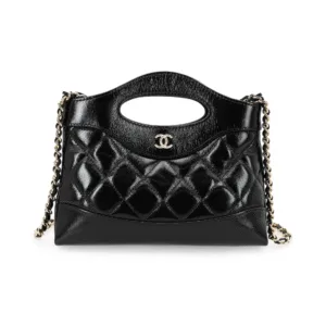 CHANEL 31 NANO MINI SHOPPING BAG BLACK
