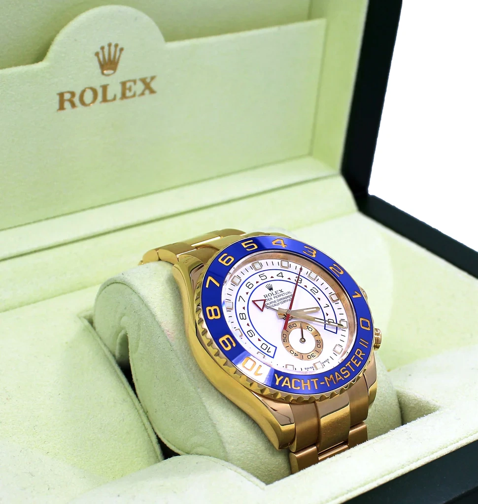 465a4365667173a0269d1b52f1aa8da9 Rolex YACHT-MASTER II-(Gold Strap)m116688-0002 - Image 6