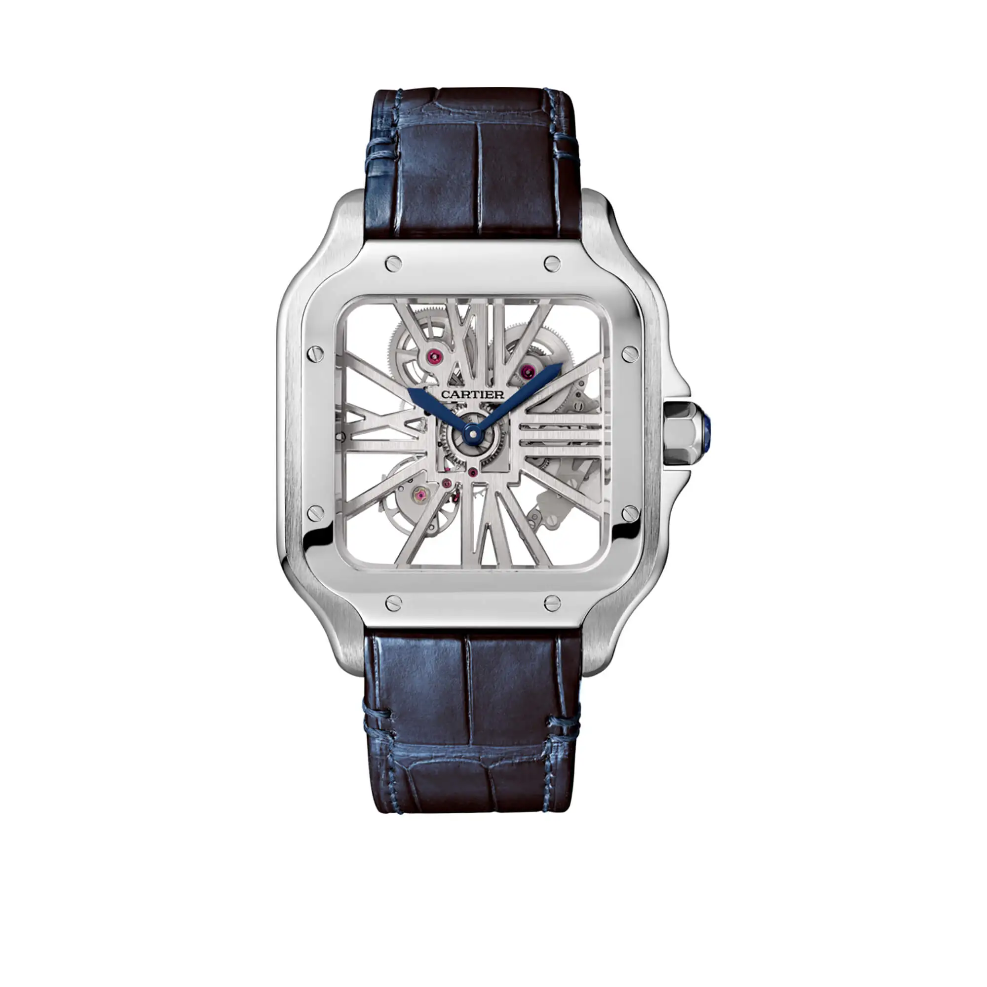 5795d3a0a8de51d787b66b70b5f803f5 Cartier Santos de Cartier Skeleton WHSA0007