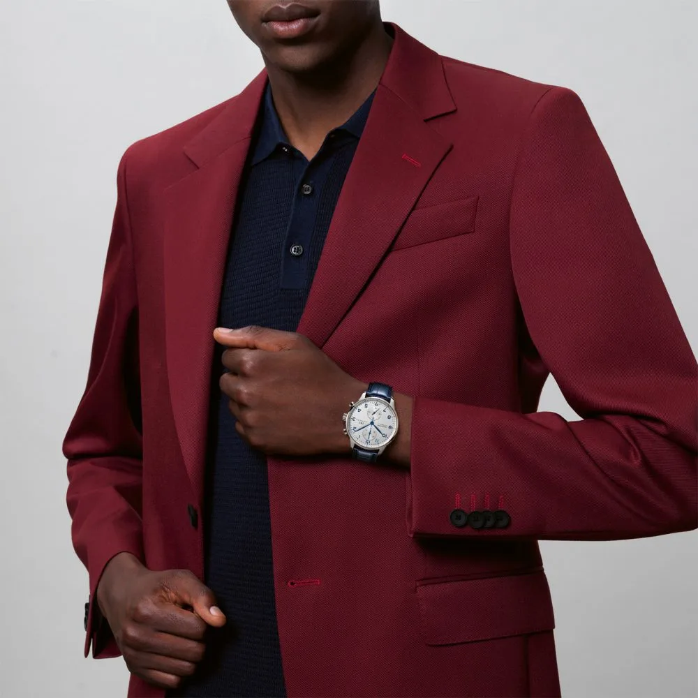 57eeed75da9f0ee2d67977781aba7dc0 IWC Portuguese series IW371446 watch (Portuguese blue needle) - Image 13