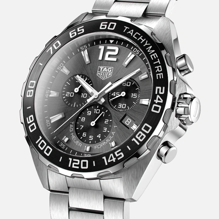 69c9625909089fb4a6a85c452c4012f9 TAG HEUER FORMULA 1 Quartz Chronograph - Diameter 43 mm CAZ1011.BA0842