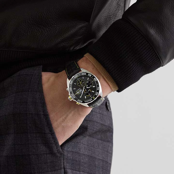 7ac33f741813527f70c2318addcf1e0c TAG HEUER FORMULA 1 X SENNA Automatic Chronograph - Diameter 44 mm CAZ201B.FC6487 - Image 3