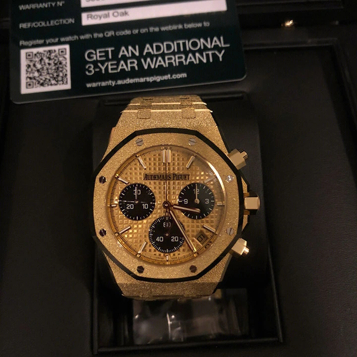 7cc6f1a0465d68c8667dedc7a8a27278 ROYAL OAK SELFWINDING CHRONOGRAPH 26240BA.GG.1324BA.01 - Image 9