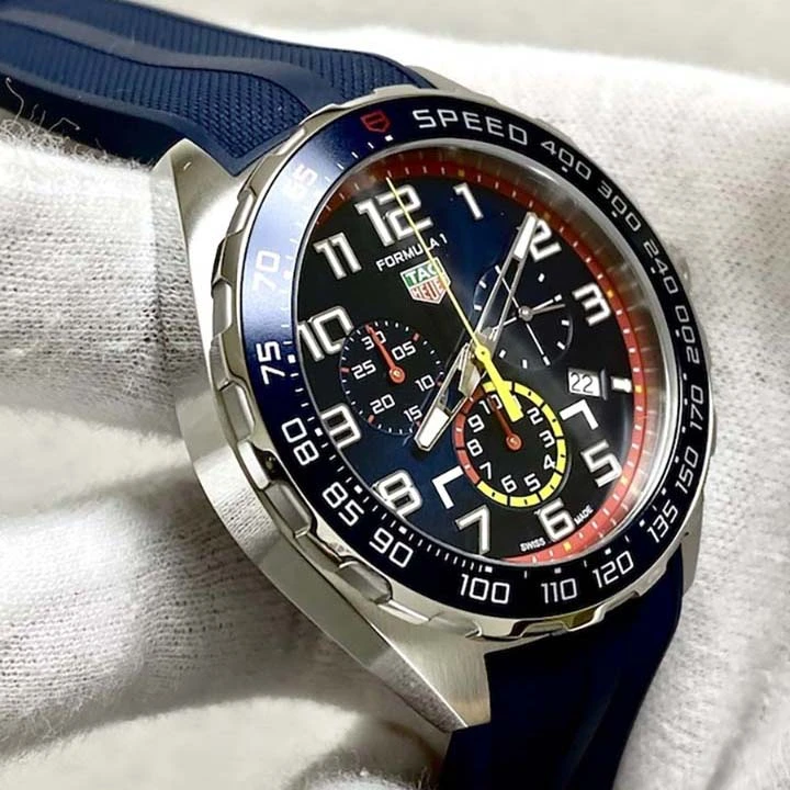 9a7a3b3c5b39a3198a1d1610029172f0 TAG HEUER FORMULA 1 X RED BULL RACING Quartz Chronograph - Diameter 43 mm CAZ101AL.FT8052 - Image 7