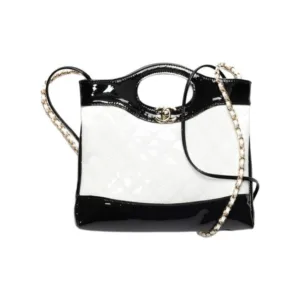 CHANEL 31 MINI SHOPPING BAG PATENT CALFSKIN