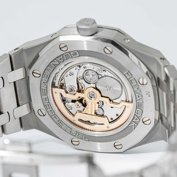 d0ccb28f21beba3bd384e358b6aaa7b6 ROYAL OAK PERPETUAL CALENDAR 26574ST.OO.1220ST.03 - Image 9