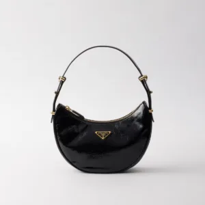 Prada Arqué Naplak Painted Leather Shoulder Bag