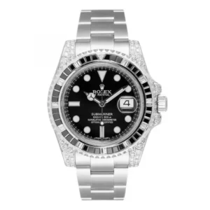 SUBMARINER SILVER BLACK DIAMOND 40MM 116759 SANR-74769Bril