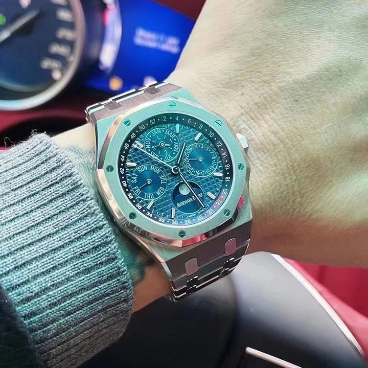 dbe822fd0409e54d1e8114cc2d021eb6 ROYAL OAK PERPETUAL CALENDAR 26574ST.OO.1220ST.03 - Image 6