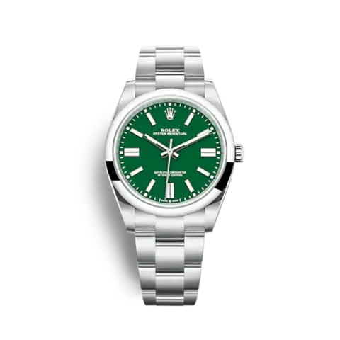 e559be205f1600291ed3d9e59b10d362 OYSTER PERPETUAL 124300 Series(green dial)