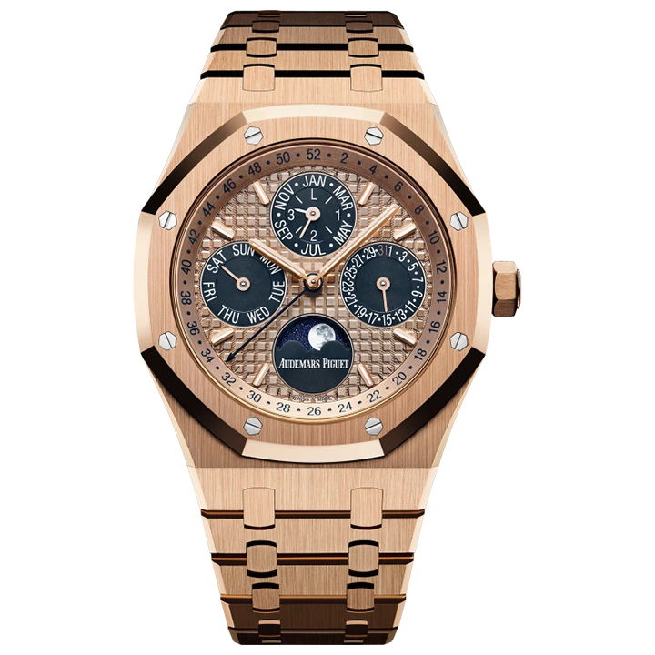 e9f4e8bf4c4114c7df8b39a50718a4d4 ROYAL OAK PERPETUAL CALENDAR Ref. 26584OR.OO.1220OR.01