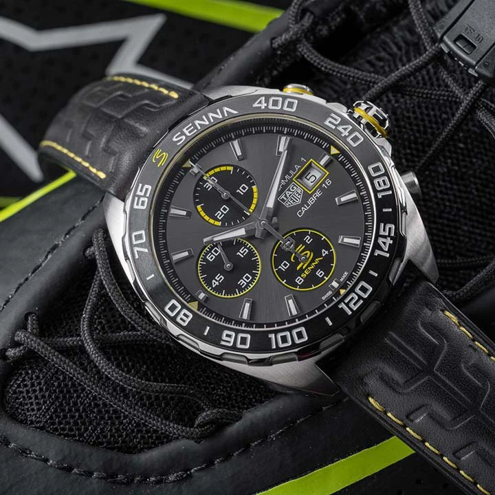 fa226b26d2a18f41afa9602326bbb288 TAG HEUER FORMULA 1 X SENNA Automatic Chronograph - Diameter 44 mm CAZ201B.FC6487 - Image 6