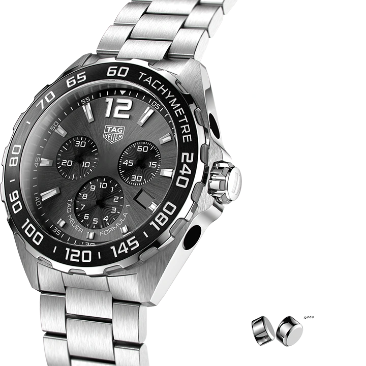 ff79e1323a3f612e5f76df1215d31a58 TAG HEUER FORMULA 1 Quartz Chronograph - Diameter 43 mm CAZ1011.BA0842 - Image 2